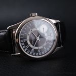 Patek Philippe Calatrava 6000G (2011) - Black dial 38 mm White Gold case (5/8)