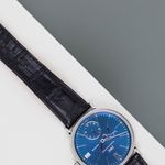 IWC Portofino Hand-Wound IW510106 (2020) - Blauw wijzerplaat 45mm Staal (4/8)