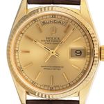 Rolex Day-Date 36 18238 (1991) - 36mm Geelgoud (1/8)