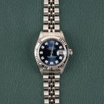 Rolex Lady-Datejust 79174 (2001) - Blue dial 26 mm Steel case (5/8)