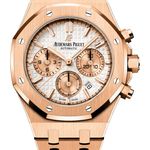 Audemars Piguet Royal Oak Chronograph 26315OR.OO.1256OR.01 (2025) - Silver dial 38 mm Rose Gold case (1/1)