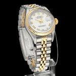 Rolex Lady-Datejust 69173 (1991) - White dial 26 mm Gold/Steel case (3/8)