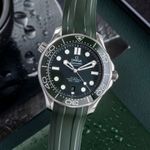 Omega Seamaster Diver 300 M 210.32.42.20.10.001 (Onbekend (willekeurig serienummer)) - Groen wijzerplaat 42mm Staal (3/8)