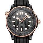 Omega Seamaster Diver 300 M 210.62.44.20.01.001 (2024) - Black dial 43 mm Rose Gold case (1/1)