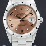 Rolex Oyster Perpetual Date 15210 (2002) - Pink dial 34 mm Steel case (1/7)