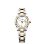 Rolex Lady-Datejust 279383RBR (2024) - White dial 28 mm Gold/Steel case (1/1)