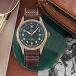 IWC Pilot IW326802 (Onbekend (willekeurig serienummer)) - Groen wijzerplaat 39mm Brons (1/8)