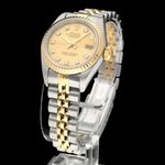Rolex Lady-Datejust 69173G (1998) - 26mm Goud/Staal (2/8)