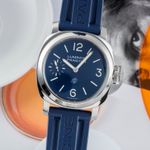 Panerai Luminor PAM01085 (Onbekend (willekeurig serienummer)) - Blauw wijzerplaat 44mm Staal (3/8)