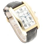 Cartier Tank Américaine W2609256 (2011) - Wit wijzerplaat 52mm Geelgoud (3/8)