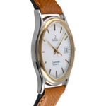 Omega Seamaster 196.0251, 396.0956 (1984) - White dial 33 mm Gold/Steel case (7/8)