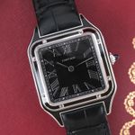 Cartier Santos Dumont WSSA0046 (2024) - Zwart wijzerplaat 44mm Staal (1/8)