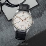 IWC Portuguese Automatic IW500114 (2012) - Silver dial 42 mm Steel case (3/8)