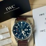 IWC Pilot Chronograph IW377714 (2019) - Blauw wijzerplaat 43mm Staal (7/7)