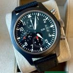 IWC Pilot IW378901 (Onbekend (willekeurig serienummer)) - Zwart wijzerplaat 44mm Keramiek (1/7)