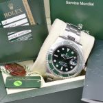 Rolex Submariner Date 116610LV (2011) - Green dial 40 mm Steel case (7/7)