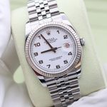 Rolex Datejust 36 116234 (Unknown (random serial)) - White dial 36 mm Steel case (2/8)