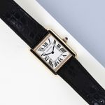 Cartier Tank Solo W5200002 (2013) - Zilver wijzerplaat 31mm Geelgoud (1/8)