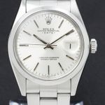 Rolex Oyster Perpetual Date 1500 (1975) - Zilver wijzerplaat 34mm Staal (1/7)