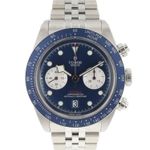 Tudor Black Bay Chrono 79360B (2024) - Blauw wijzerplaat 41mm Staal (1/3)