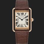 Cartier Tank Solo W5200024 (2019) - Zilver wijzerplaat 31mm Roségoud (3/8)