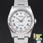 Rolex Oyster Perpetual 36 116034 (2017) - Wit wijzerplaat 36mm Staal (1/8)