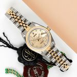 Rolex Lady-Datejust 69173 (1986) - Champagne wijzerplaat 26mm Goud/Staal (1/8)