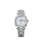 Rolex Day-Date 40 228349RBR (2025) - White dial 40 mm White Gold case (1/1)