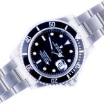 Rolex Submariner Date 16610 (2003) - Zwart wijzerplaat 40mm Staal (1/8)