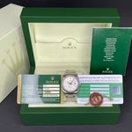 Rolex Oyster Perpetual Date 115234 (2010) - Silver dial 34 mm Steel case (2/8)