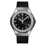 Hublot Classic Fusion Quartz 581.NX.1470.RX.1104 (2024) - Black dial 33 mm Titanium case (3/3)