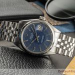 Rolex Oyster Perpetual Date 1500 (1969) - Blue dial 34 mm Steel case (2/8)