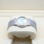 Cartier Santos 2966 (Unknown (random serial)) - White dial 30 mm Gold/Steel case (3/7)