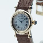 Cartier Diabolo 1440 (1995) - White dial 27 mm Yellow Gold case (3/8)