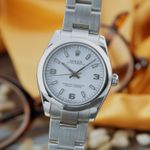 Rolex Oyster Perpetual 31 177200 (Unknown (random serial)) - White dial 31 mm Steel case (3/8)