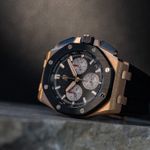 Audemars Piguet Royal Oak Offshore Chronograph 26420RO.OO.A002CA.01 (2024) - Black dial 43 mm Rose Gold case (4/8)