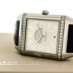 Jaeger-LeCoultre Reverso Squadra Lady Duetto Q7058420 (2011) - Zilver wijzerplaat 42mm Staal (8/8)