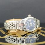 Rolex Oyster Perpetual Lady Date 6919 (1992) - Blauw wijzerplaat 26mm Staal (5/7)