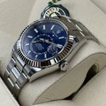 Rolex Sky-Dweller 326934 (Onbekend (willekeurig serienummer)) - Blauw wijzerplaat 42mm Staal (4/8)