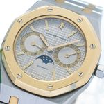 Audemars Piguet Royal Oak Day-Date 25594SA.OO.0789SA.01 (1990) - Grijs wijzerplaat 36mm Goud/Staal (6/16)