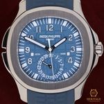 Patek Philippe Aquanaut 5164G-001 (2024) - Blauw wijzerplaat 41mm Witgoud (1/8)