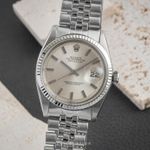 Rolex Datejust 1601 (1971) - Silver dial 36 mm Gold/Steel case (1/8)