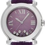 Chopard Happy Sport 8475 (2012) - Roze wijzerplaat 36mm Staal (1/8)