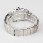 Cartier Santos Galbée 1567 (2018) - White dial 24 mm Gold/Steel case (6/8)