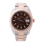 Rolex Datejust 41 126331 (2023) - Bruin wijzerplaat 41mm Goud/Staal (1/4)