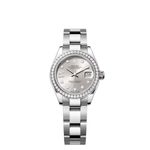 Rolex Lady-Datejust 279384RBR (2024) - Silver dial 28 mm Steel case (1/1)