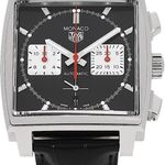 TAG Heuer Monaco CBL2113.FC6177 (2024) - Black dial 39 mm Steel case (2/5)