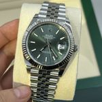 Rolex Datejust 41 126334 (2023) - Groen wijzerplaat 41mm Staal (7/8)