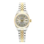 Rolex Lady-Datejust 69173 (1994) - Zilver wijzerplaat 26mm Goud/Staal (1/5)