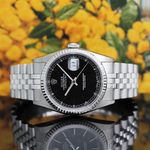 Rolex Datejust 36 16234 (1998) - Black dial 36 mm Steel case (3/8)